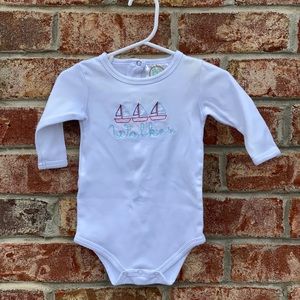 “Walker” Monogrammed Onesie